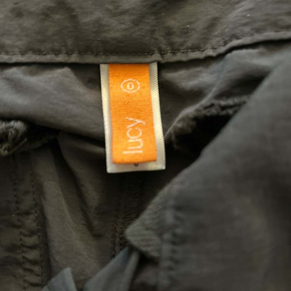 Lucy Women's Black Cargo Capris - Picture 3 of 6